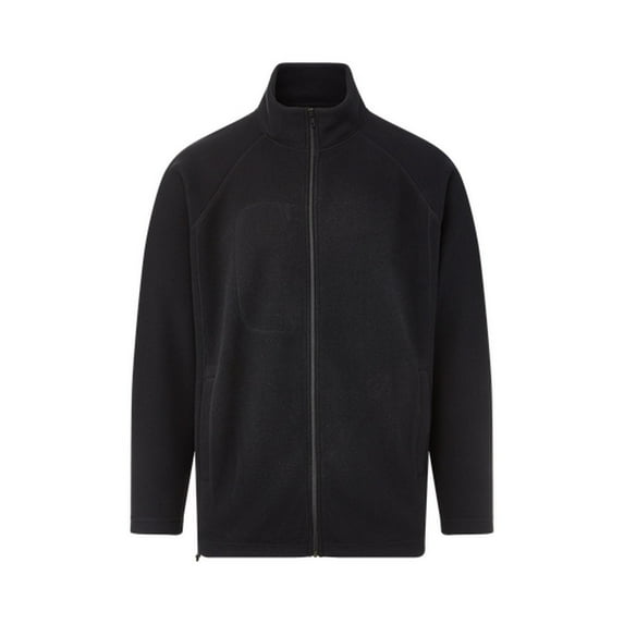 MV Sport 24138 Whisper Fleece Full Zip Jacket-Black - 006-M