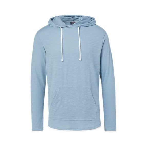 MV Sport 24401 Miles Slub Hooded Tee-Lt Denim Heather - 441-XL