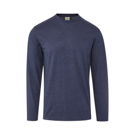MV Sport 24405 Summit Sustainable Long Sleeve Tee-Navy Heather - 711-XL