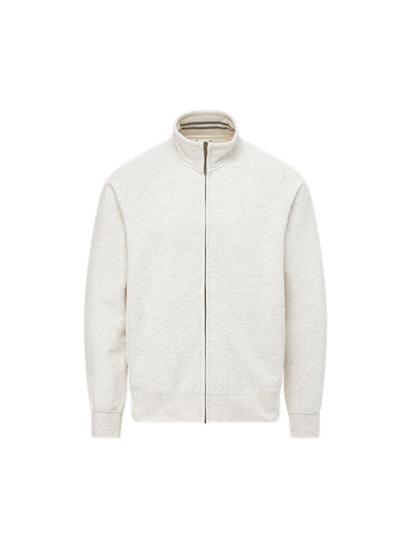 25157 Vintage Fleece Track Jacket-Oatmeal - 145-M