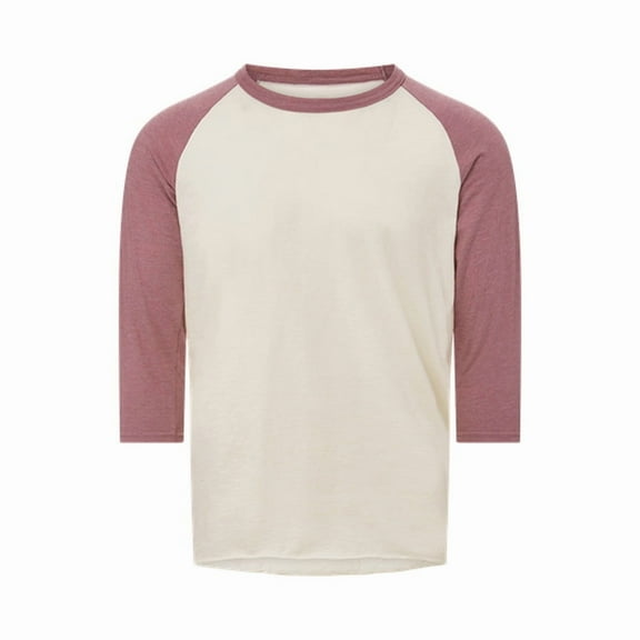 MV Sport 25412 Mickey Baseball Tee-Orchid Ice/Cream - 260-XL