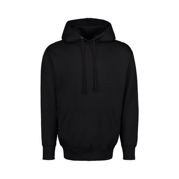 MV Sport B12252503 Peace Fleece Organic Hooded Sweatshirt, Black - Small