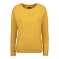 thumbnail image 1 of MV Sport B13752415 Women Angel Fleece Michaela Crewneck Sweatshirt, Sunglow - Large, 1 of 8