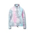 thumbnail image 1 of MV Sport B14352105 Women Aurora Polar Fleece Quarter-Zip Pullover, Pastel Tie Dye - Large, 1 of 2