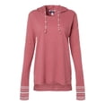 thumbnail image 1 of MV Sport Women�'s Heathered Jersey Hooded Tunic, 1 of 3