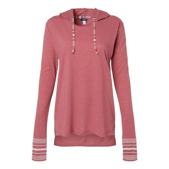 MV Sport Women�'s Heathered Jersey Hooded Tunic