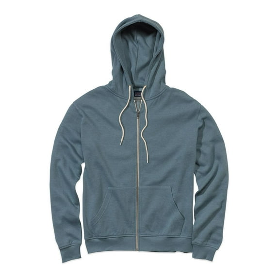 MV Sport 2349 Retro Heather Full Zip Hood-Lt Denim Heather - 441-L