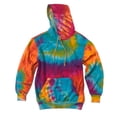 thumbnail image 1 of MV Sport B35552987 Classic Fleece Tie-Dye Hoodie, Rainbow - 2XL, 1 of 3