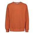 thumbnail image 1 of MV Sport B56652665 Vintage Fleece Raglan Crewneck Sweatshirt, Vintage Orange - Large, 1 of 3