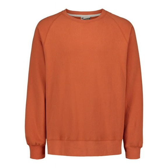 MV Sport B56652666 Vintage Fleece Raglan Crewneck Sweatshirt, Vintage Orange - Extra Large