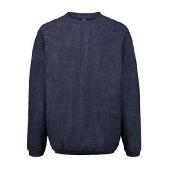 MV Sport - Corded Crewneck Pullover - 19179 - Navy - Size: XL