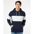 thumbnail image 1 of MV Sport Classic Fleece Colorblocked Hooded Sweatshirt, 1 of 2