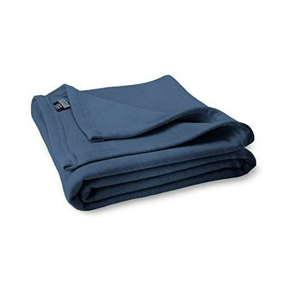 MV Sport Oversized Sweatshirt Blanket – Lightweight Blanket – Fleece Knit Blanket (Royal Heather)