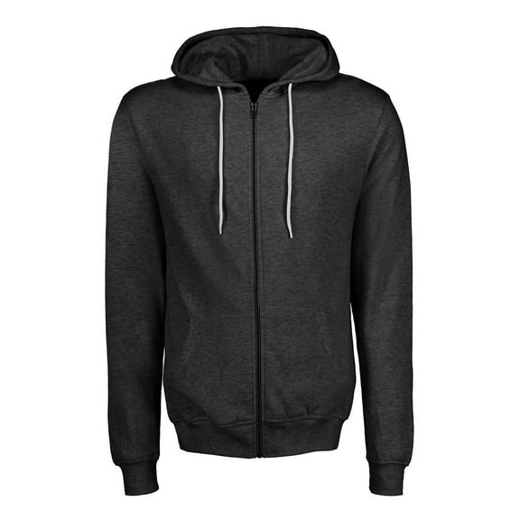 MV Sport Retro Heather Zip Hood 2349 Charcoal Heather S