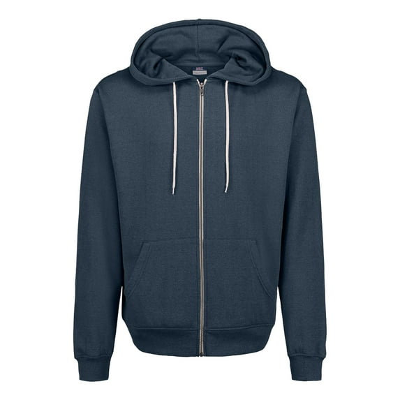 MV Sport Retro Heather Zip Hood 2349 Indigo Pepper Heather S