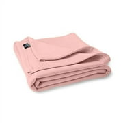 MV Sport Sweatshirt Blanket   Lightweight Blanket   Fleece Knit Blanket Cameo Pink