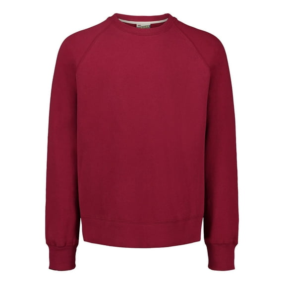 MV Sport Vintage Fleece Raglan Crewneck 17116 Garnet S