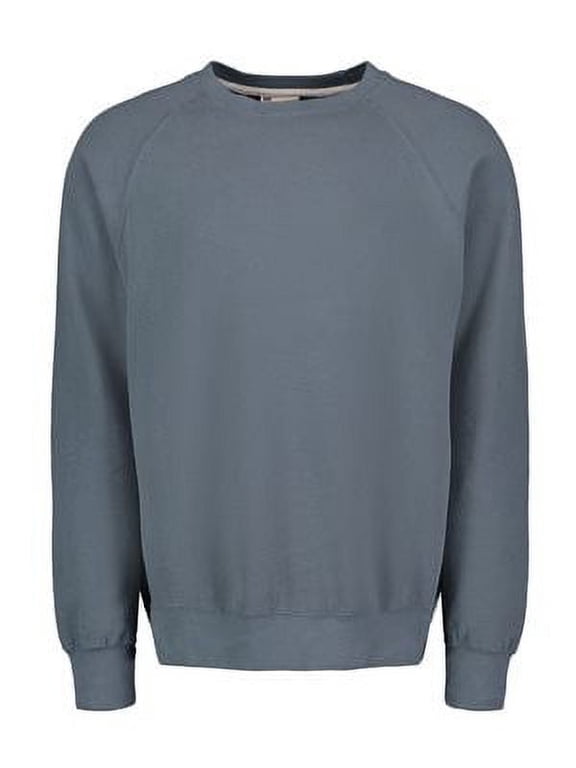 Mens Vintage Fleece Raglan Crewneck