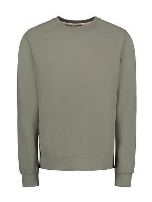 Mens Vintage Fleece Raglan Crewneck