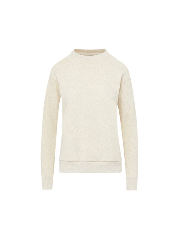 W23140 Raelynn Cloud Fleece Crew-Oatmeal - 145-2XL
