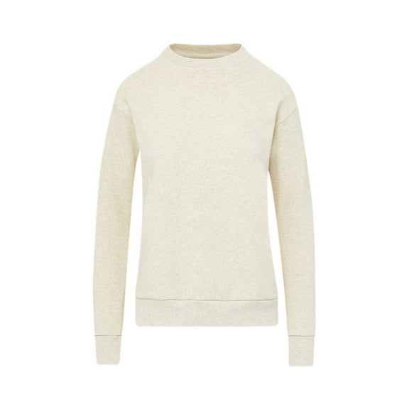 MV Sport W23140 Raelynn Cloud Fleece Crew-Oatmeal - 145-M