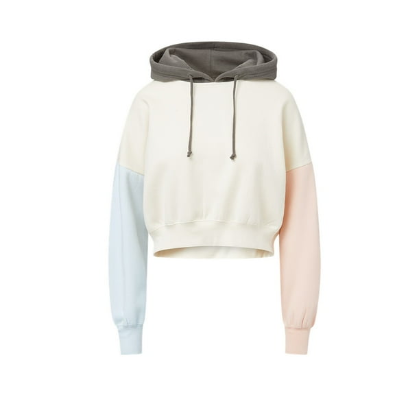 MV Sport W23147 Annabelle Colorblock Hood-Ecru - 492-M