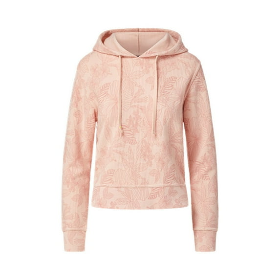 MV Sport W24105 Maddie Floral Print Hood-Cameo Pink - 326-S