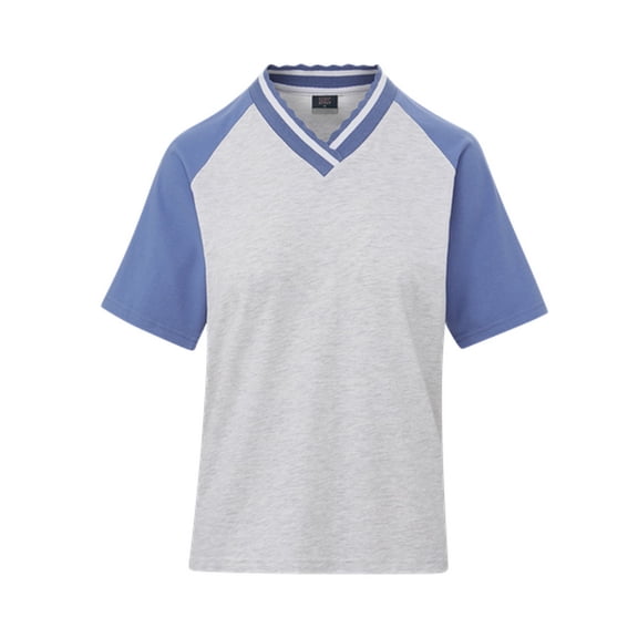 MV Sport W25400 Jewell Team Tee-Blue Iris/Ash - 796-2XL