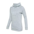 thumbnail image 1 of MV Sport - Womenâ€™s Space-Dyed Cowl Neck Sweatshirt - W20155 - Light Blue - Size: M, 1 of 3