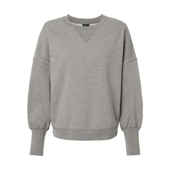 MV Sport Women�'s Sueded Fleece Crewneck Sweatshirt