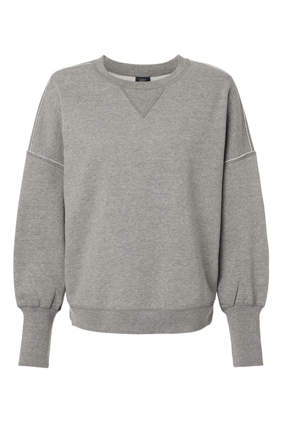 Women�'s Sueded Fleece Crewneck Sweatshirt
