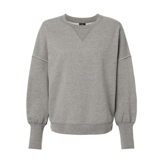 MV Sport Women�'s Sueded Fleece Crewneck Sweatshirt