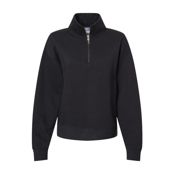 MV Sport Women's Sueded Fleece Quarter-Zip Sweatshirt