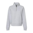 thumbnail image 1 of MV Sport Women�'s Sueded Fleece Quarter-Zip Sweatshirt, 1 of 2