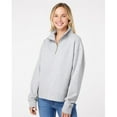 thumbnail image 1 of MV Sport Women�'s Sueded Fleece Quarter-Zip Sweatshirt, 1 of 2