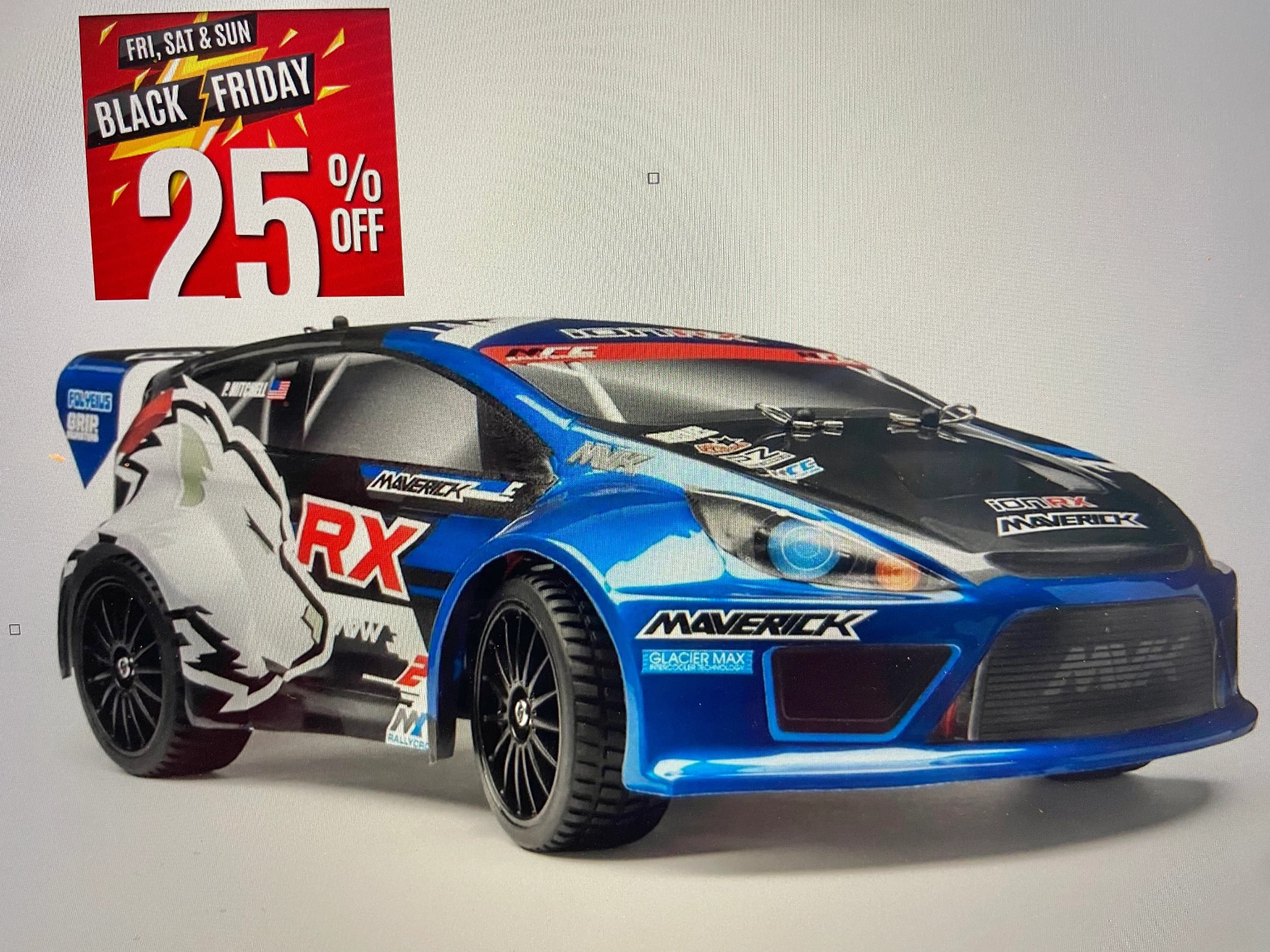 MVK12805 ION RX 1/18 RTR Electric Rally Car