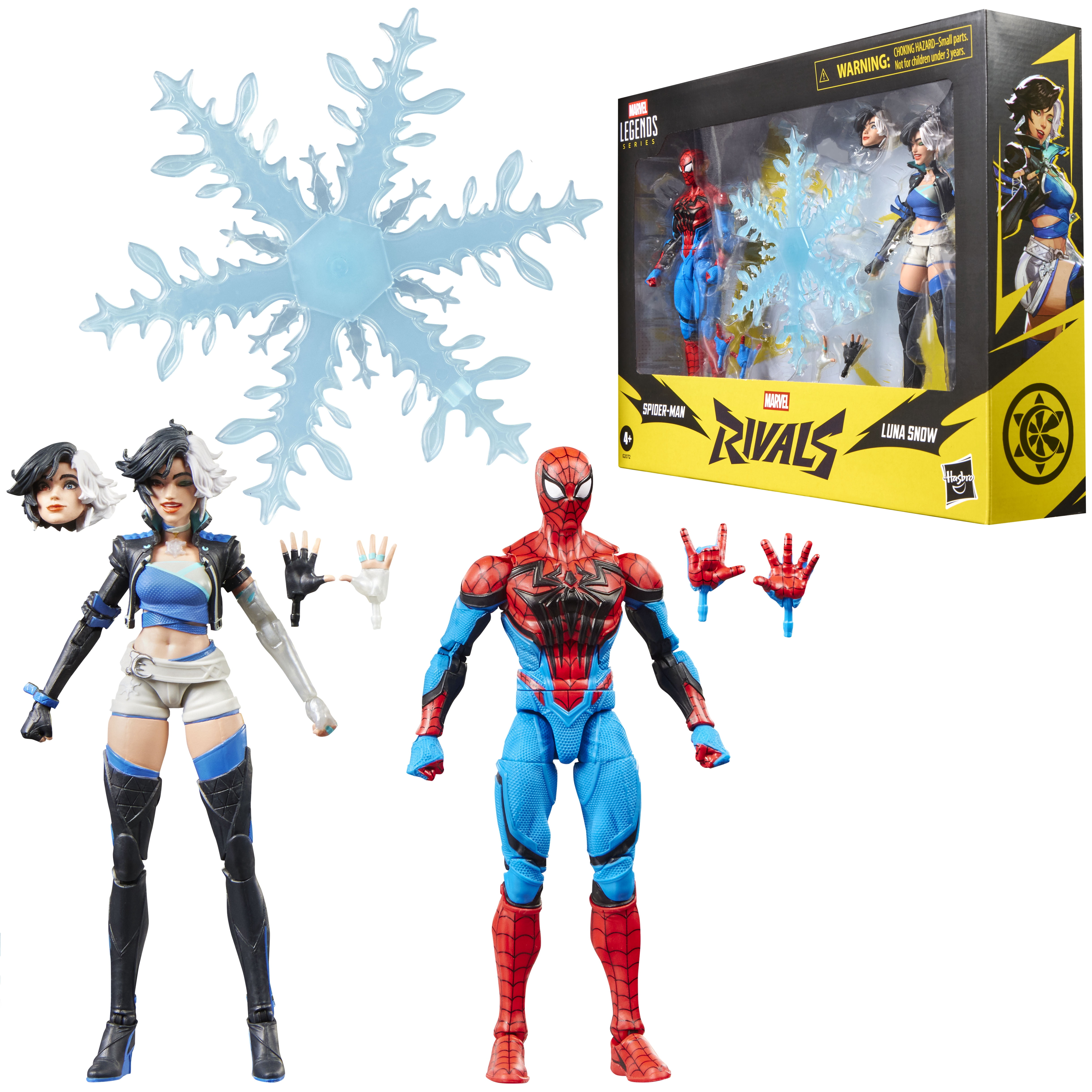 Marvel Legends Series Marvel Rivals Spider-Man & Luna Snow 6-Inch Action Figures