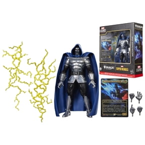 Marvel Legends Series Marvel Super Heroes Magic: The Gathering Doctor Doom 2099, 6" Action Figure plus Exclusive Foil Trading Card