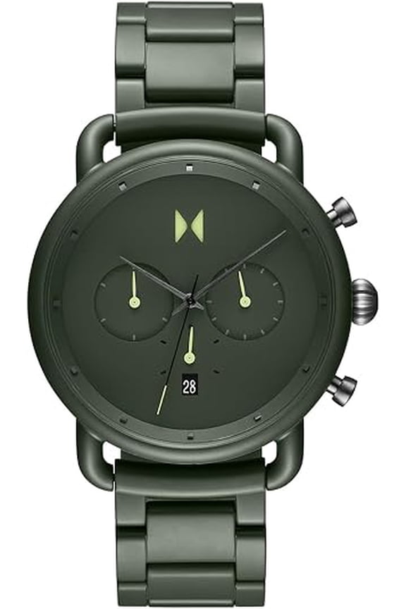 Blacktop II Ceramic Men's 47 MM Matte Green Chronograph Watch 28000325