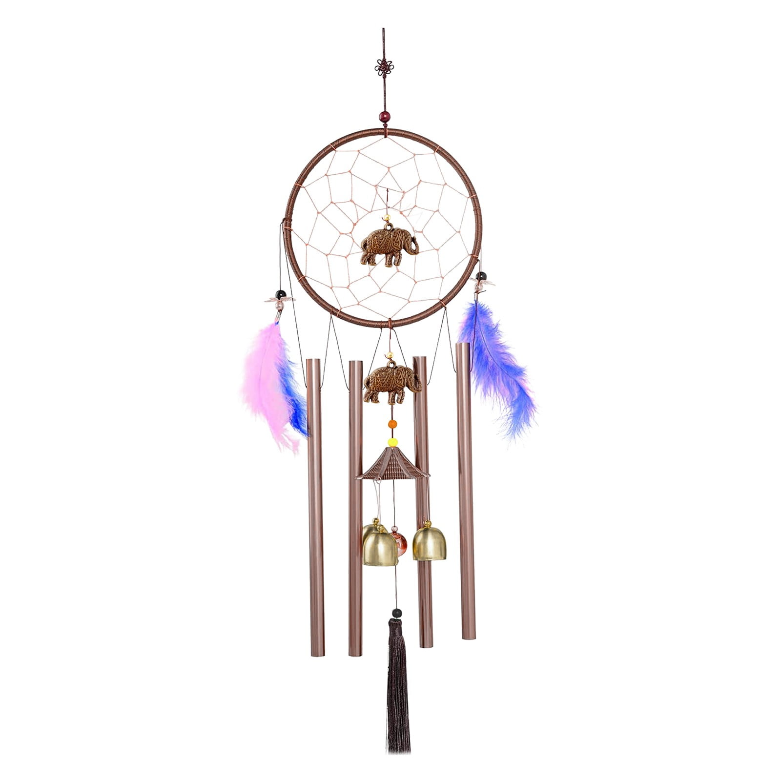 MVNSFEW Heart Dream-catcher Wind Chimes Garden Gifts Gifts for Family ...