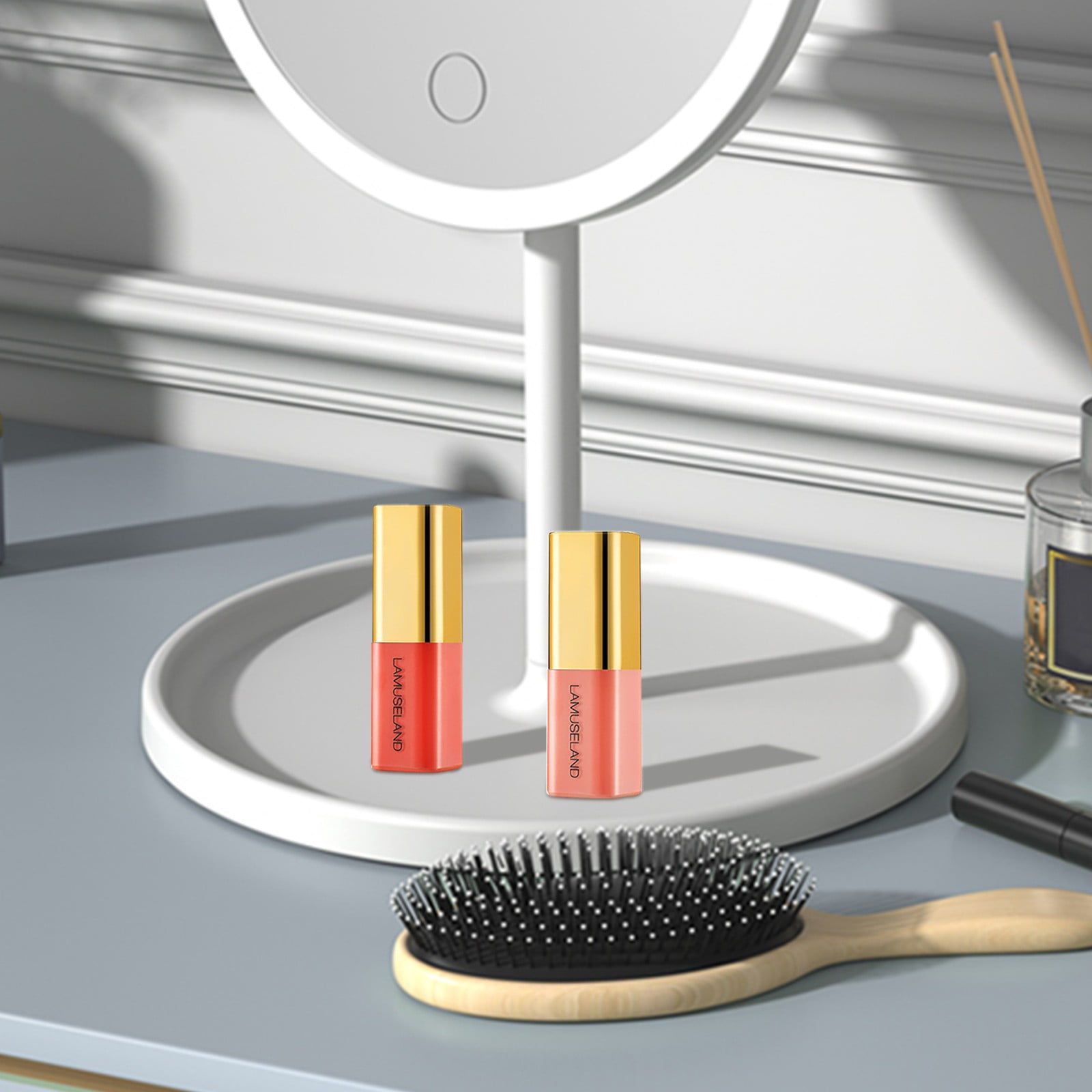 MVNSFEW Liquid Makeup Wand Liquid with Cushion Applicator for Cheeks