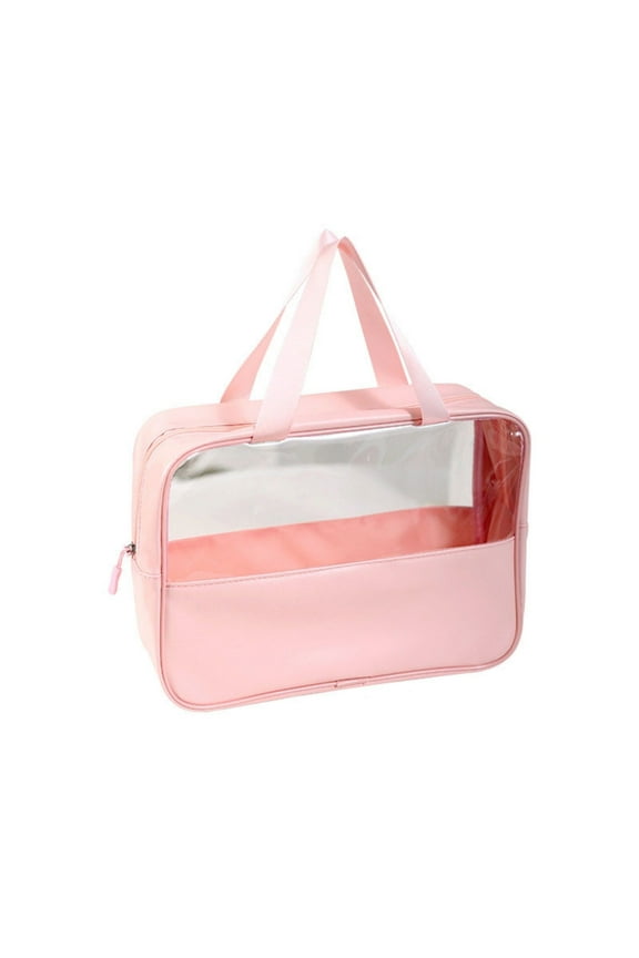 Pink Pack Travel Wash Bags For Women Girls Small Cosmetic Bags With Zipper Portable Wash Bag Make Up Bag For Travelling Hair Organizer for Girls