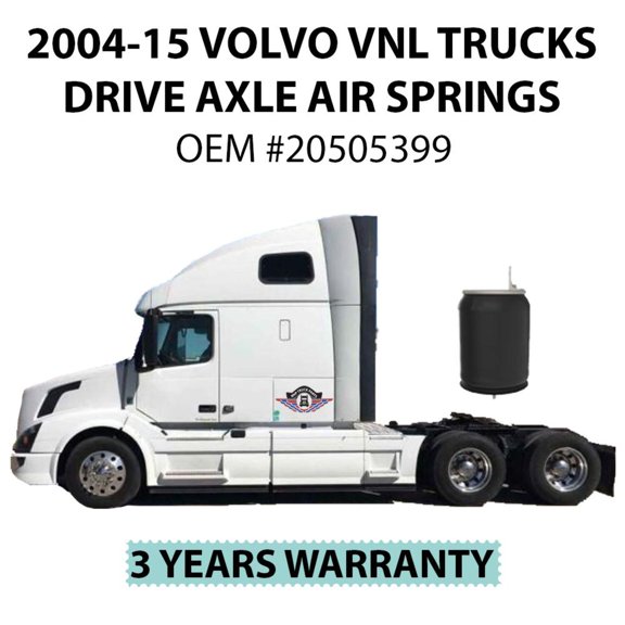 MVP Air Spring Compatible for Volvo VNL Trucks 20733034/ 1R12-647 / 1R12-405/ 57QL519M