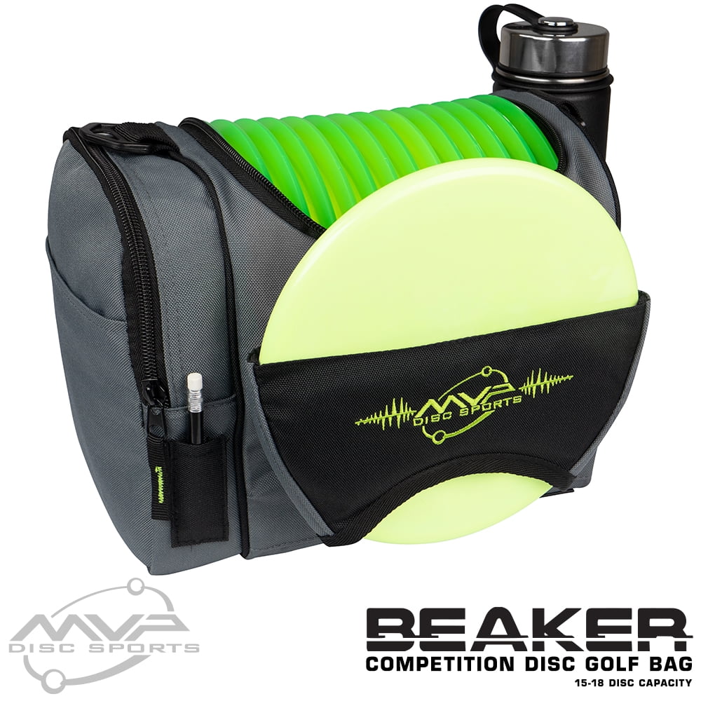 MVP Beaker Competition Disc Golf Bag (Lime) - Walmart.com