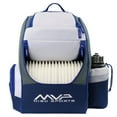 thumbnail image 1 of MVP Disc Sports Shuttle Disc Golf Backpack Bag (Light Gray/Slate Blue), 1 of 4