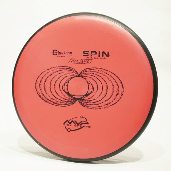 MVP Electron Spin Disc Golf Putter & Approach Disc, Pick Color/Weight [Stamp & Exact Color May Vary] Red 167-169 grams