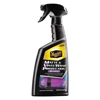 Meguiar’s Matte & Vinyl Wrap Protection – This Advanced Car Detailer is the Perfect Way to Quickly Clean and Protect Car Wraps and Matte, Satin & Glossy Surfaces with Streak-Free Results, 24 Oz Spray