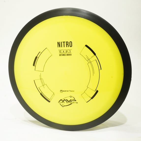MVP Neutron Nitro Disc Golf Distance Driver, Pick Color/Weight [Stamp & Exact Color May Vary] Yellow 167-169 grams