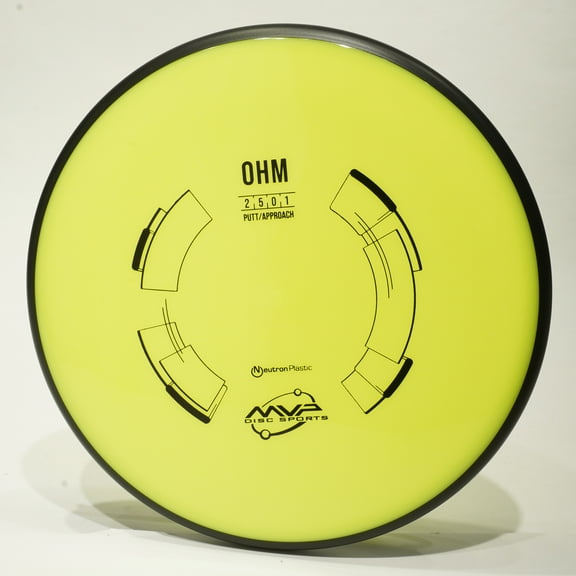 MVP Neutron Ohm Disc Golf Putter & Approach Disc, Pick Color/Weight [Stamp & Exact Color May Vary] Green (bright) 164-166 grams