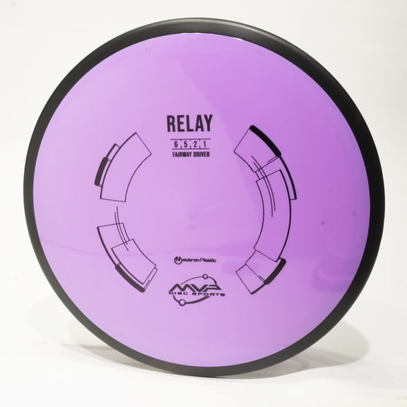 MVP Neutron Relay Disc Golf Fairway Driver, Pick Color/Weight [Stamp & Exact Color May Vary] Purple 170-172 grams
